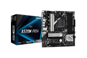 Moederbord - ASRock A520M Pro4 Moederbord - AMD A520 - AMD AM4 socket - DDR4 RAM - Micro-ATX - 90-MXBDU0-A0UAYZ