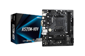Moederbord - ASRock A520M-HDV Moederbord - AMD A520 - AMD AM4 socket - DDR4 RAM - Micro-ATX - 90-MXBE50-A0UAYZ