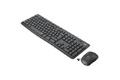 Toetsenbord - Logitech MK295 Silent Draadloos Combo - Off Wit - US - Keyboard and mouse set - Engels (US international) - Zilver - 920-009824