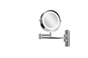 Make-up spiegels - Gillian Jones LED Wall double sided mirror in silver x 10 magnifying - 10246