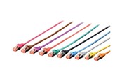 Netwerk - kabel - DIGITUS patch cable - 10 m - grey - Grijs - 10m - DK-1644-100