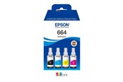 Inkt, toner en verbruiksartikelen - Epson EcoTank 664 - (Yellow Black Cyan Magenta) Ink - C13T664640
