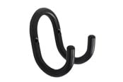 Deurbeugels en scharnieren - Home>it Hat hook double A3 - Zwart - 10013