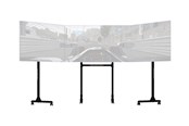 Muurbevestigingen, AV-bevestigingen & AV-meubels - Next Level Racing Free Standing Triple Monitor Stand - mounting kit - Max 70 kg - recommended for 65" - NLR-A010