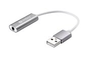 Geluidskaart - Sandberg Headset USB converter Zilver/wit - 134-13