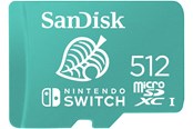 Geheugenkaart - SANDISK Nintendo Switch microSD - 100MB/s - 512GB - Animal Crossing edition - SDSQXAO-512G-GNCZN