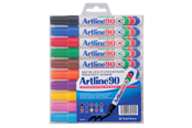 Schrijf- en tekengerei - Artline EK90/10W Permanent ass farver - 10 pcs - EK90/10W
