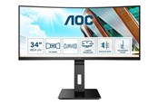 Scherm - 34" AOC CU34P2A - 3440x1440 (UWQHD) - 100Hz - VA - CU34P2A