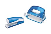 Perforator & Nietmachine - Leitz NeXXt WOW Mini Nietmachine en Perforator Set Blauw - 55612036