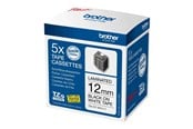 Papier, fotopapier en etiketten - Brother TZe 231 - Zwart on Wit - Roll (1.2 cm x 8 m) - TZE231M5