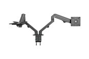 Monitorbevestiging - Vision Monitor Desk ARM Dual Mat zwart - VFM-DAD/4