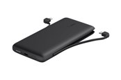 Powerbank - Belkin 10K PD Power bank with Integrated Cables Powerbank - Zwart - 10000 mAh - BPB006BTBLK