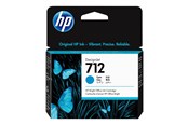 Inkt, toner en verbruiksartikelen - HP 712 / 3ED67A Cyan Ink - 3ED67A