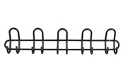 Deurbeugels en scharnieren - Home>it Coat rack C5 5-peg - Zwart - 12204
