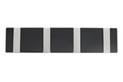 Deurbeugels en scharnieren - Home>it Coat rack 4-peg FLEX - Zwart - 12453
