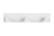 Deurbeugels en scharnieren - Home>it Coat rack with 3 pegs - Wit - 12483