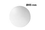 Deurbeugels en scharnieren  - Home>it Wooden knob Ø45 – Wit - 12808