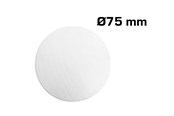 Deurbeugels en scharnieren - Home>it Wooden knob Ø75 – Wit - 12812