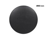 Deurbeugels en scharnieren  - Home>it Wooden knob Ø90 – Zwart - 12822