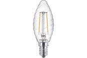 Armaturen & Lampen - Philips LED spot Classic Candle 2W/827 (25W) Clear E14 - 929001238555