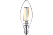 Armaturen & Lampen - Philips LED spot Classic Kerte 4.3W/827 (40W) Clear E14 - 929001889755