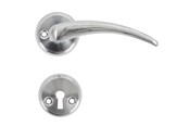 Deurbeugels en scharnieren - Home>it Geborsteld chroom door handle - 13382