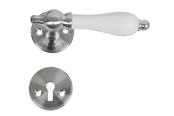 Deurbeugels en scharnieren - Home>it Matt door handle – Wit grip - 13390