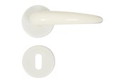 Deurbeugels en scharnieren - Home>it White plastic door handle - 13394