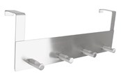 Deurbeugels en scharnieren  - Home>it Coat rack for door 4 pegs - Edelstaal - 13562