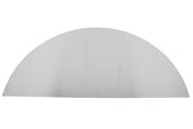 Keuken accessoires - Home>it Kitchen splash plate curved 900 x 450mm - stainless steel - 13903