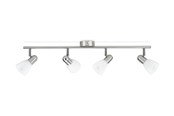 Lampen - Philips Jute balk/buis nikkel 4x40W 230V - 915005219601