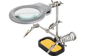 Gereedschap - Fixpoint Third hand’ soldering Ondersteuning with magnifier and h - 4040849512261