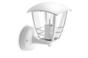 Lampen - Philips Creek wall lantern white 1x60W 230V - 915002789602