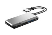 Docking station - ALOGIC USB-C Super Dock - USB-C/Thunderbolt 3 - 2-Port HDMI - 1GBE - U2CSH-SGR