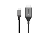 Beelscherm- en tv-kabel - ALOGIC Ultra USB-C over HDMI 1m: Ultradunne USB-C naar HDMI-kabel van 1 meter - ULCHD01-SGR