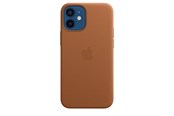 Mobiel - Covers & Cases - Apple iPhone 12 mini Leather Case with MagSafe - Saddle Brown - MHK93ZM/A