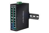 Switch - TRENDnet TI-PG162 - Industrial - Schakelaar - 16 ports - unmanaged - TI-PG162