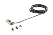 Systeemaccessoires - StarTech.com 6' (2m) 3-in-1 Universal Laptop Cable Lock - 4-Digit Combination Security Lock for K-Slot Nano & Wedge Slot Desktop/Laptop security cable lock - LTULOCK4D