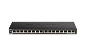 Switch - D-Link DGS-1016S 16-Port Gigabit Unmanaged Schakelaar - DGS-1016S/E