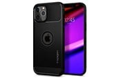 Mobiel - Covers & Cases - Spigen Rugged Armor - black - iPhone 12/Pro - ACS01700