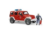 Speelgoedauto - Bruder Jeep Wrangler Unlimited Rubicon Brandweer - 02528