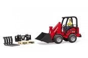 Speelgoedauto - Bruder  Schäffer Compact loader 2630 with figure and accessories - 02191
