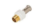 Alu pex systemen - Henco straight male iron AV / multimedia paneel 32 mm x 1 - 17PKW-3206-N