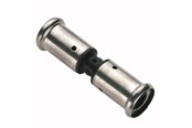 Alu pex systemen - Henco Rechte koppeling 50 x 50 mm - 15PK-5050