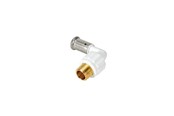 Alu pex systemen - Henco bent 90° male iron AV / multimedia paneel 16 mm x 12 - 5PKW-1604-N