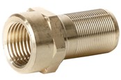 PEX-systemen - Henco straight nipple female Messing 26mmx3/4 - 18SKS-2605