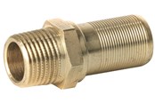 PEX-systemen - Henco straight nipple male Messing 26mmx3/4 - 17SKS-2605