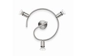 Lampen - Philips limbali plate/spiral nickel 3x50W 230V - 915005221801