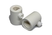 Accessoires (mounts, stopcontacten etc.) - Teknisk Belysnings Industri Cord grip m10i female thread Wit - 430B0107