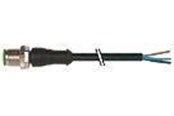 Kabels - diversen - Murrelektronik M12 male 0° with cable pur 5x0.34 bk ul/csa+drag chain 1m - 7000-12041-7320100